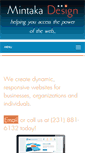 Mobile Screenshot of mintakadesign.com