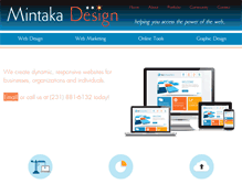 Tablet Screenshot of mintakadesign.com